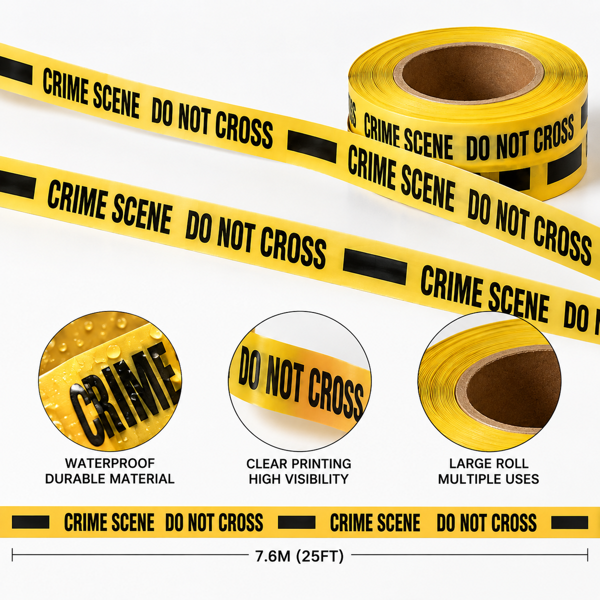 Crime Scene Tape — Haunted House Prop