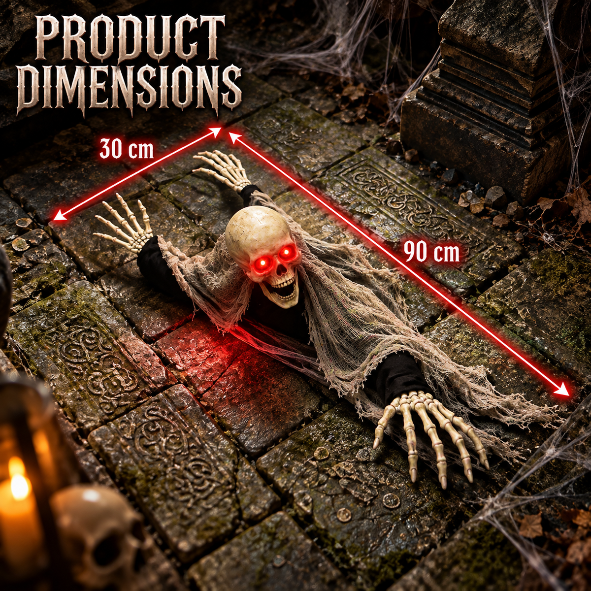 The Crawler — Voice-Activated Zombie Ghost