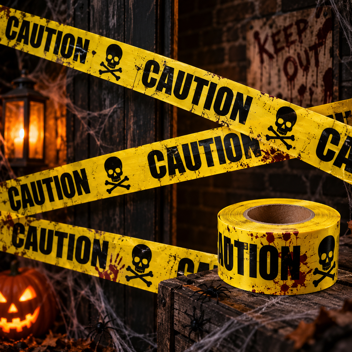 Crime Scene Tape — Haunted House Prop