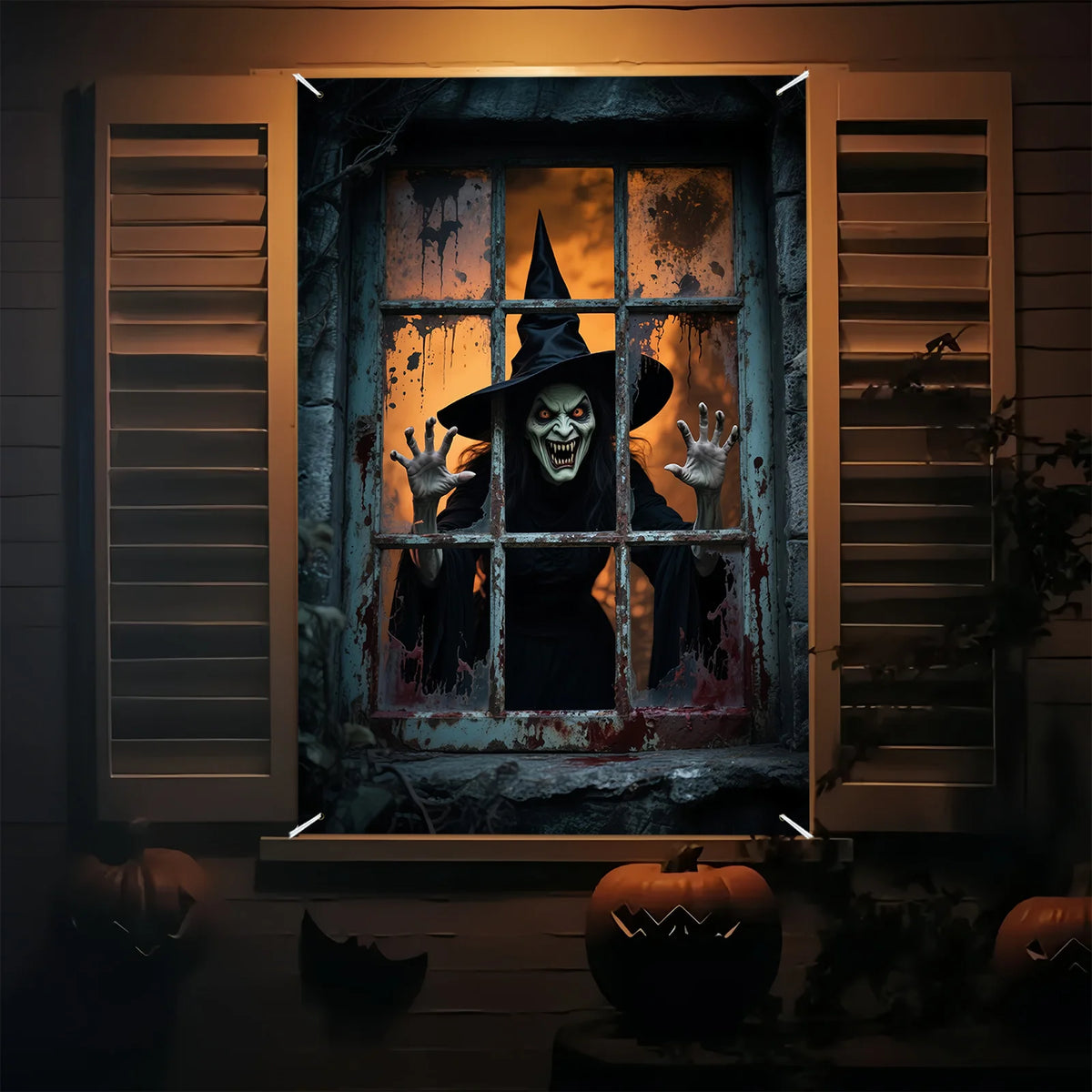 The Coven — Witch Silhouette Banner