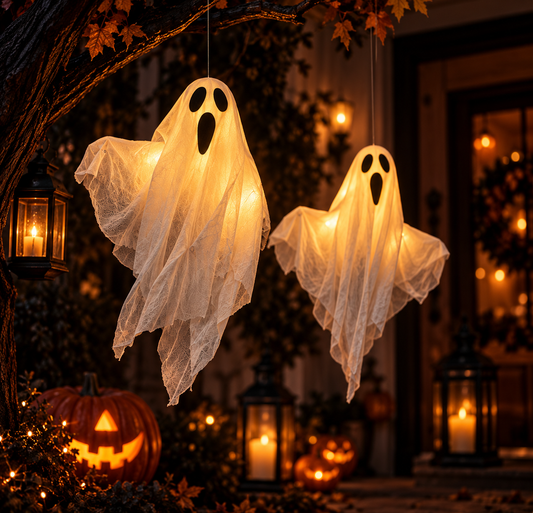 The Drifter™ – Light Up Hanging Halloween Ghost Decoration